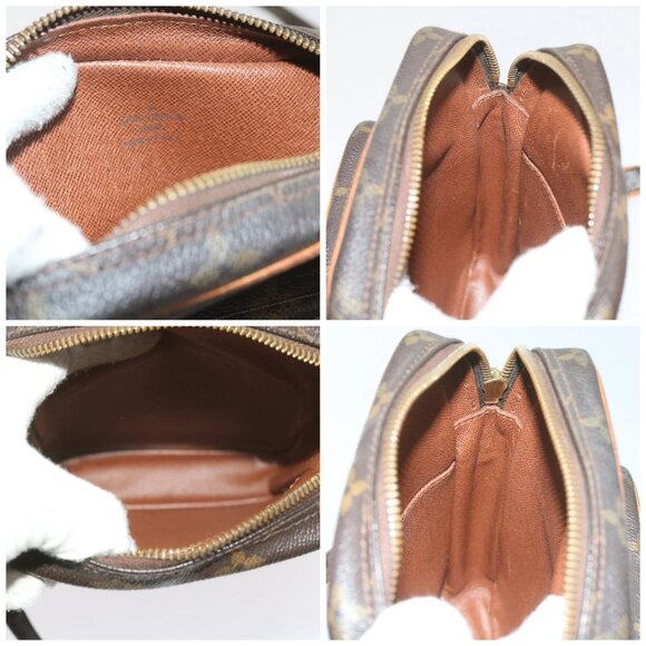 CELINE Macadam Canvas Shoulder Bag PVC Beige Brown Auth - Picture 13 of 16